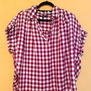 Madewell Central Shirt in plaid pattern **NEW**